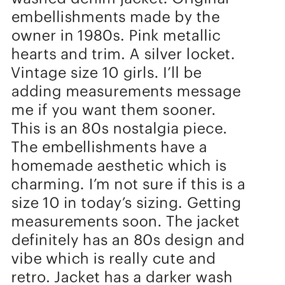 1980s Vintage One Of A Kind Hand Made Acid Washed Embellished Kids Jacket - Picture 8 of 10